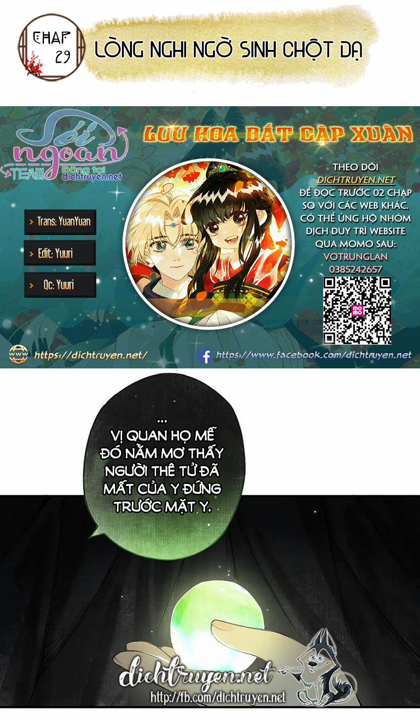 Lưu Hoa Bất Cập Xuân 29 trang 2