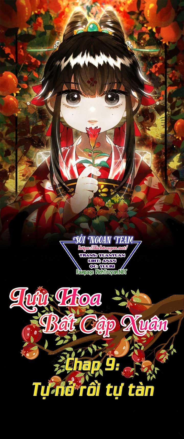 Lưu Hoa Bất Cập Xuân 9 trang 0