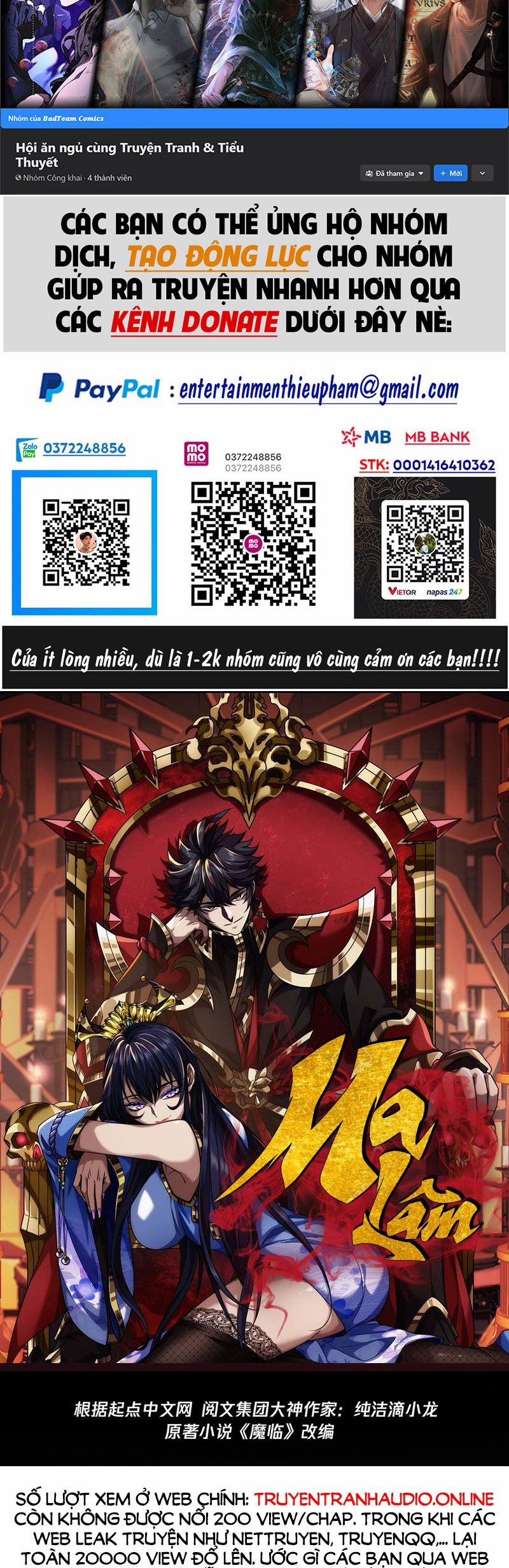 Ma Lâm Thiên Hạ 14 trang 1