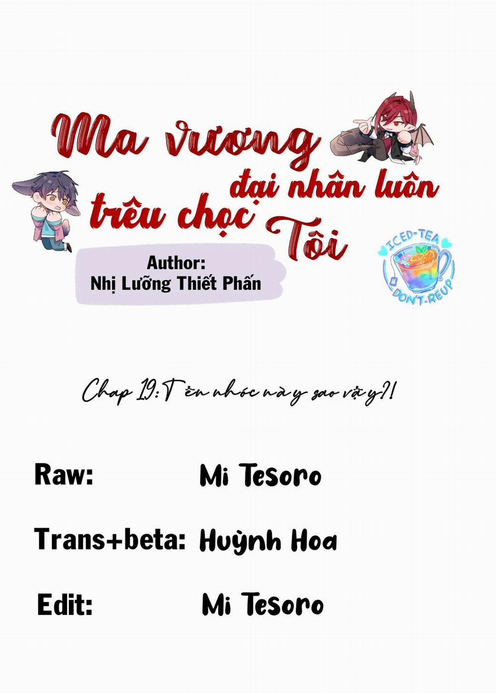 Ma Vương Đại Nhân Luôn Trêu Chọc Tôi 19 trang 1