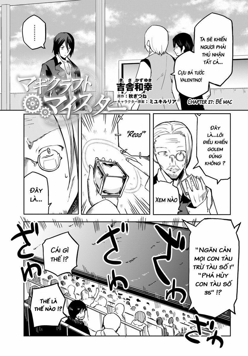 Magi Craft Meister 27 trang 1