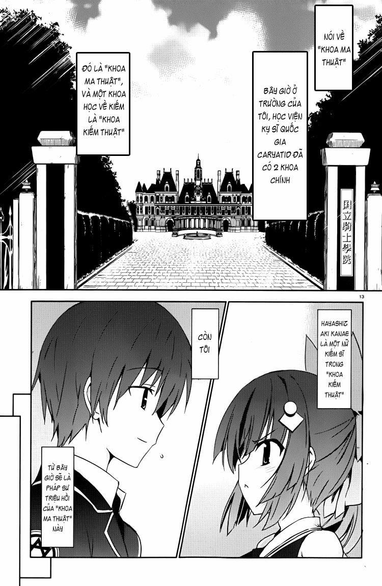 Magika No Kenshi To Shoukan Maou 1 trang 11