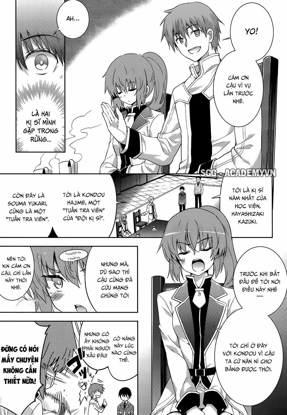 Magika No Kenshi To Shoukan Maou 24 trang 5