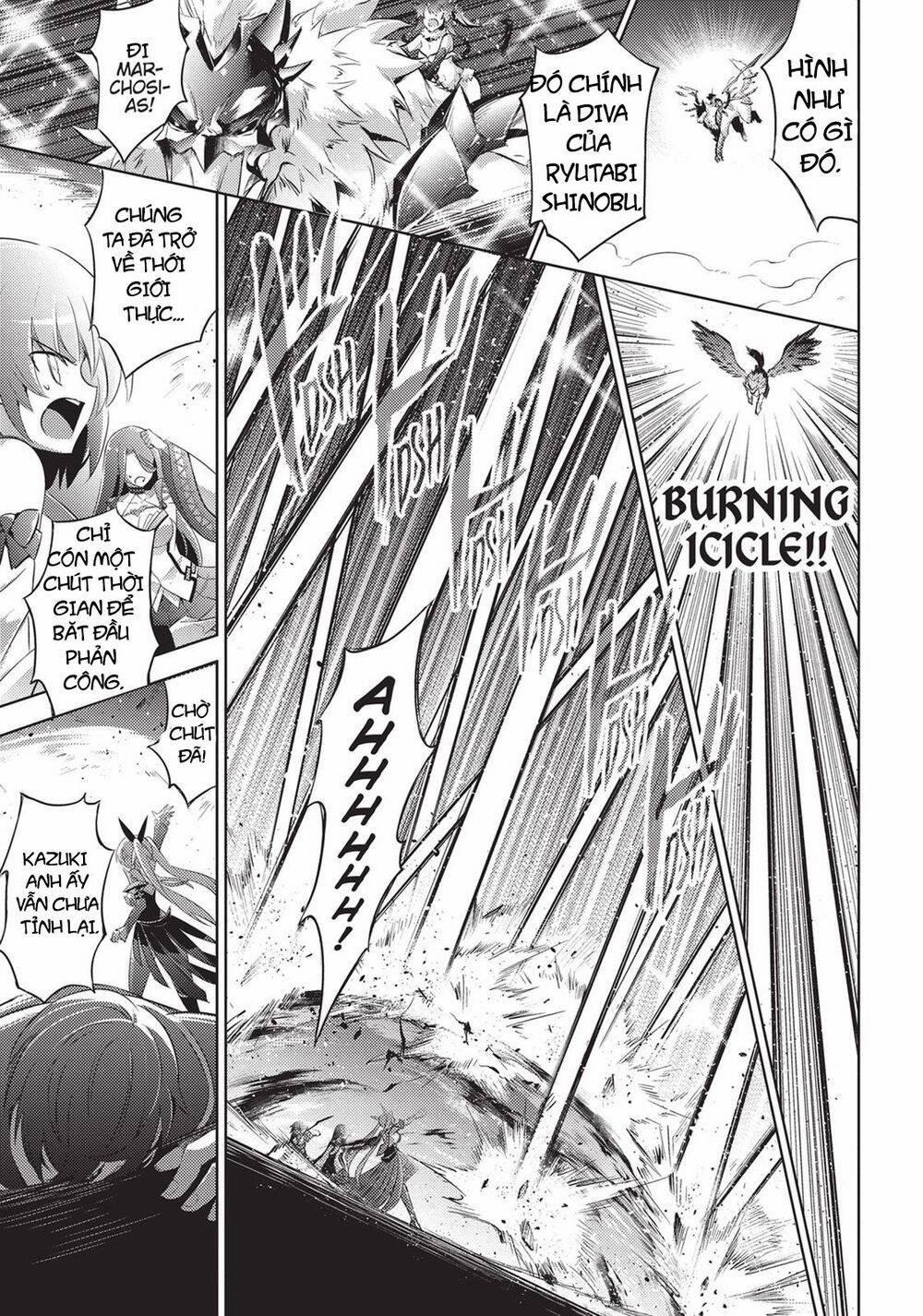 Magika No Kenshi To Shoukan Maou 55 trang 14