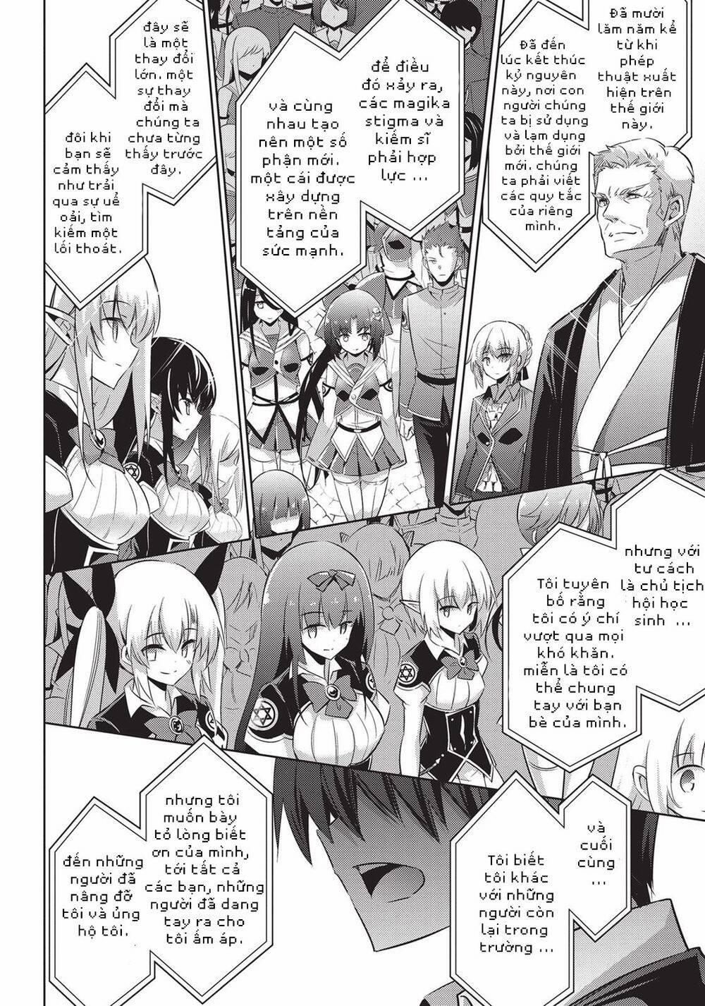 Magika No Kenshi To Shoukan Maou 61 trang 19