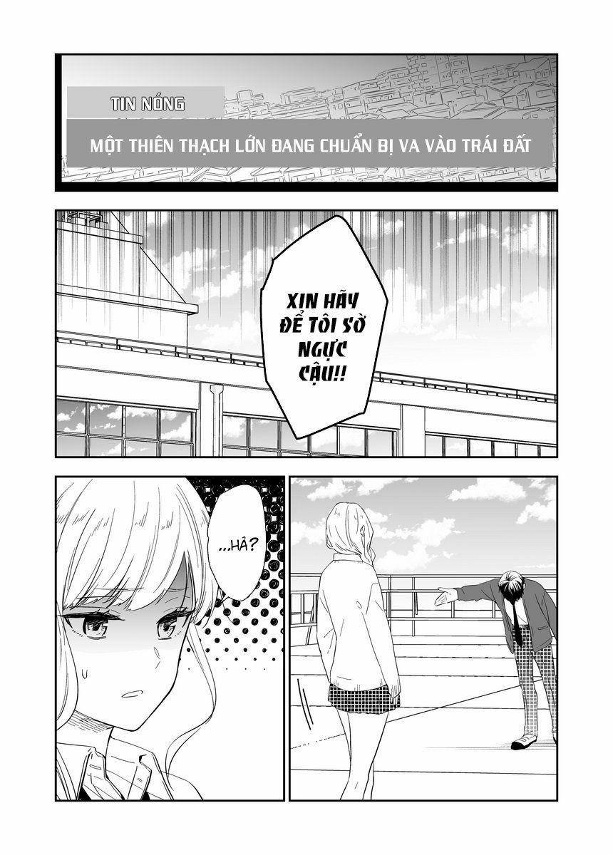 Mai Là Tận Thế Rồi Nên Cậu Có Thể Cho Tôi Sờ Ngực Cậu Được Không? 1 trang 1