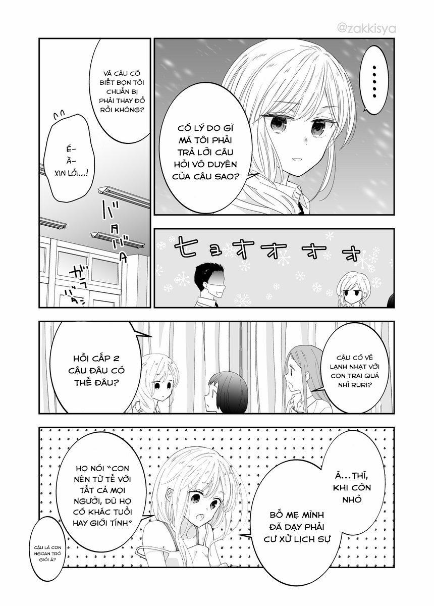 Mai Là Tận Thế Rồi Nên Cậu Có Thể Cho Tôi Sờ Ngực Cậu Được Không? 10 trang 1