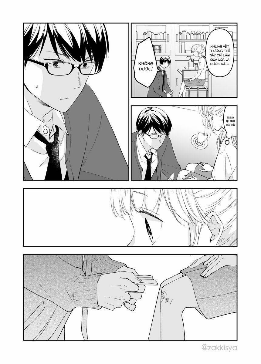 Mai Là Tận Thế Rồi Nên Cậu Có Thể Cho Tôi Sờ Ngực Cậu Được Không? 12 trang 4