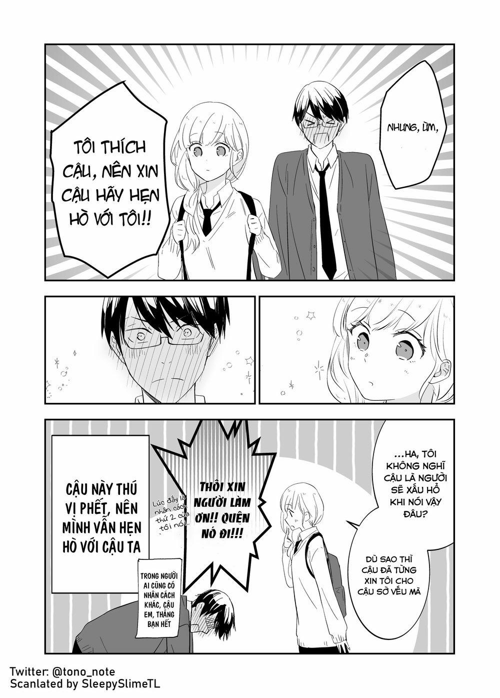 Mai Là Tận Thế Rồi Nên Cậu Có Thể Cho Tôi Sờ Ngực Cậu Được Không? 2 trang 4