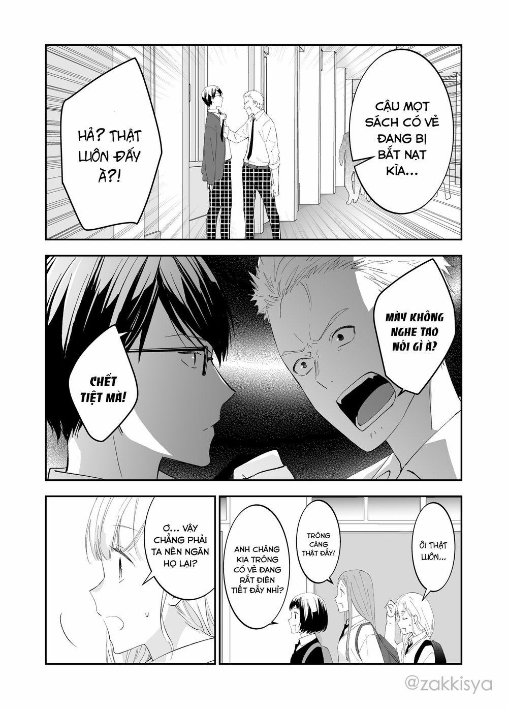 Mai Là Tận Thế Rồi Nên Cậu Có Thể Cho Tôi Sờ Ngực Cậu Được Không? 4 trang 2