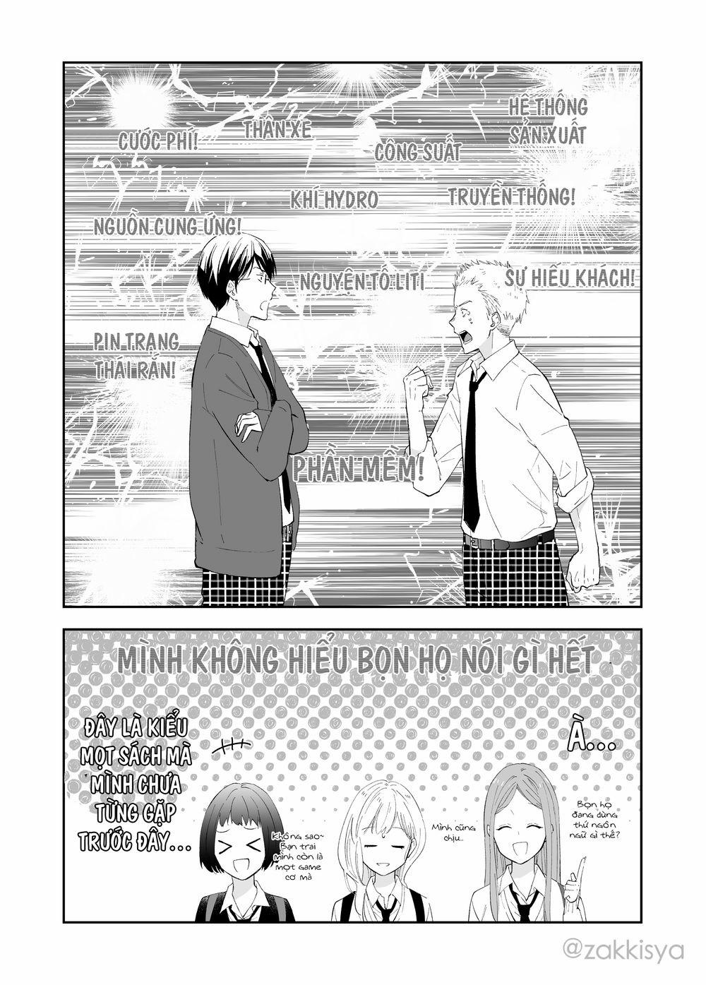 Mai Là Tận Thế Rồi Nên Cậu Có Thể Cho Tôi Sờ Ngực Cậu Được Không? 4 trang 4