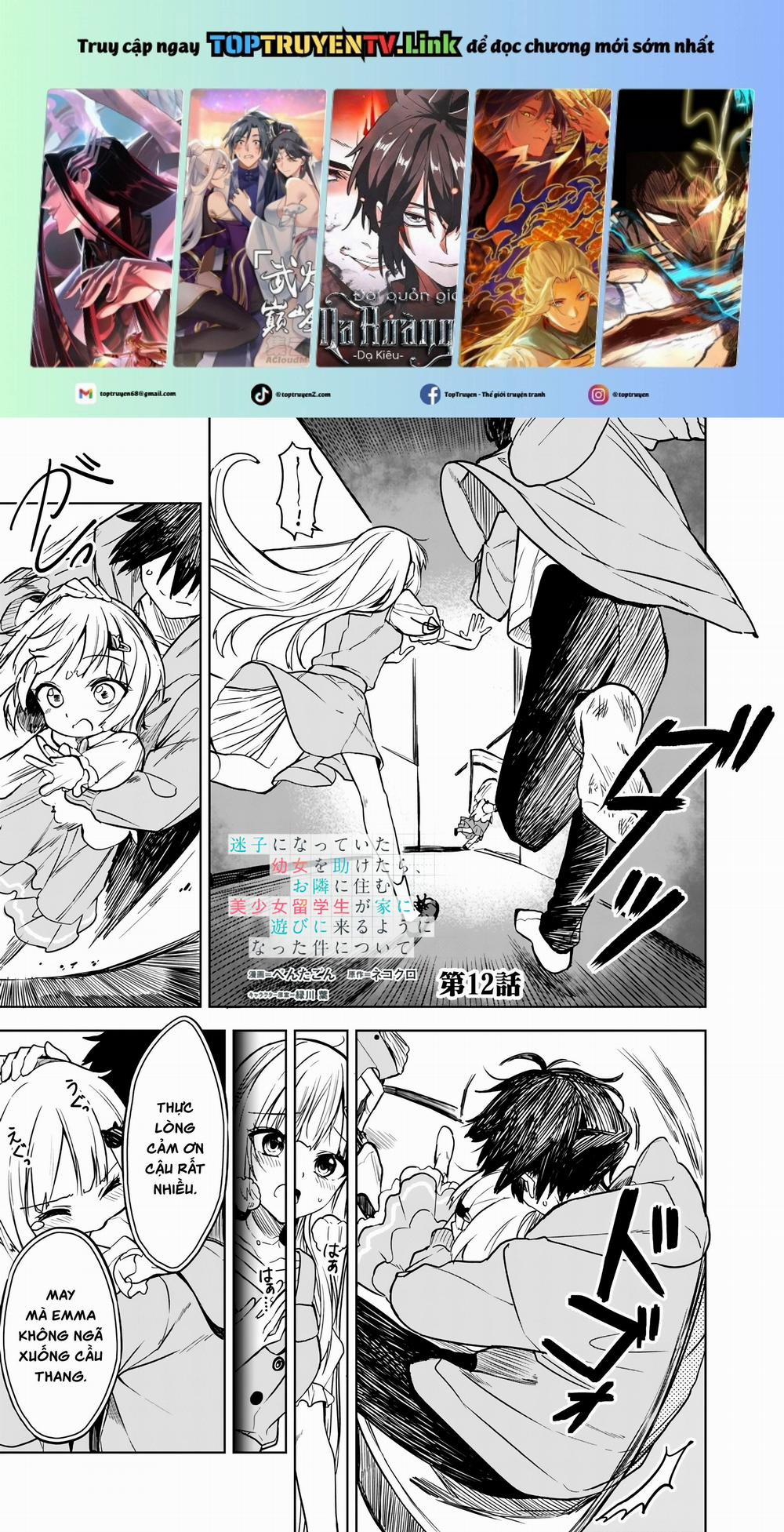 Maigo Ni Natteita Youjo Wo Tasuketara, Otonari Ni Sumu Bishoujo Ryuugakusei Ga Ie Ni Asobi Ni Kuru You Ni Natta Ken Nitsuite 12 trang 0