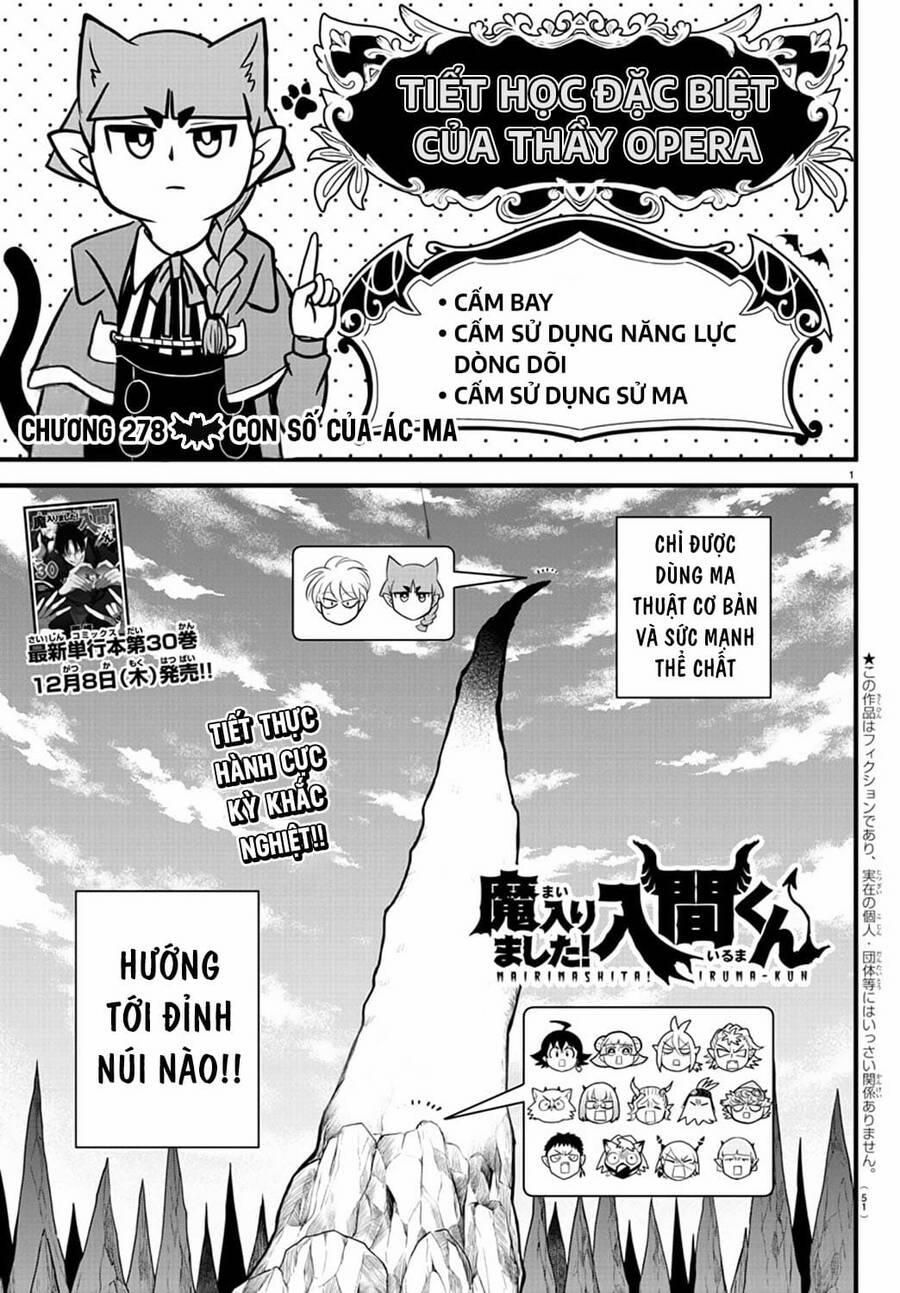 Mairimashita! Iruma-Kun 278 trang 1