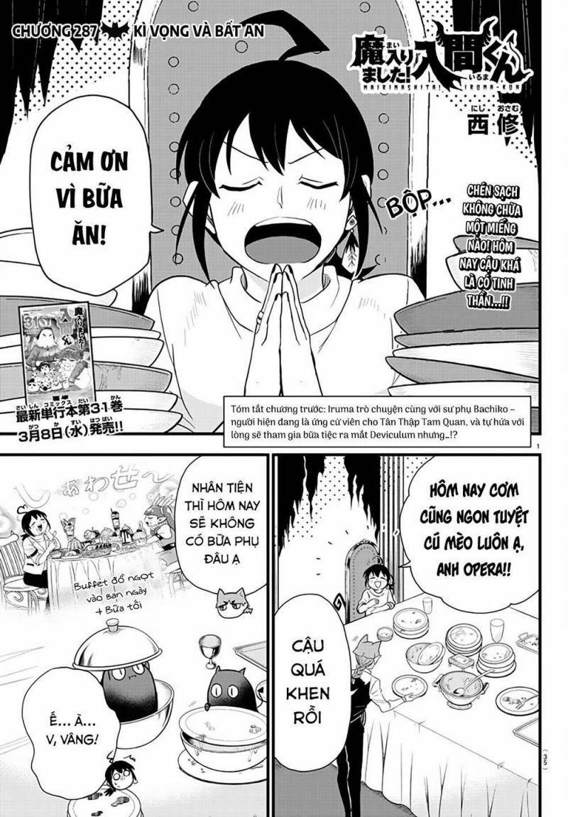 Mairimashita! Iruma-Kun 287 trang 1