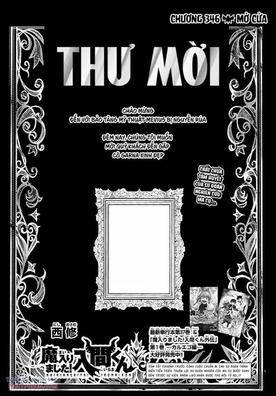 Mairimashita! Iruma-Kun 346 trang 1