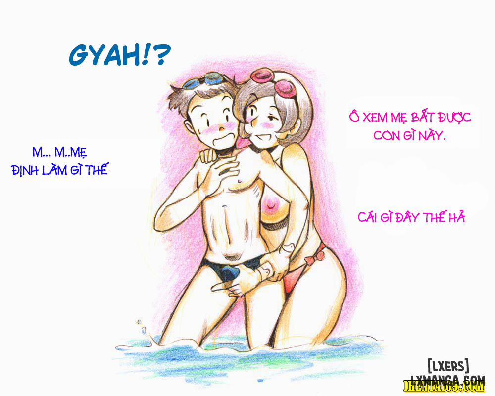 Mama Shotaimu Manatsu No Puru Hen Oneshot trang 14