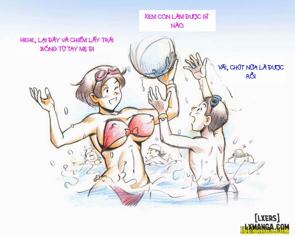 Mama Shotaimu Manatsu No Puru Hen Oneshot trang 7