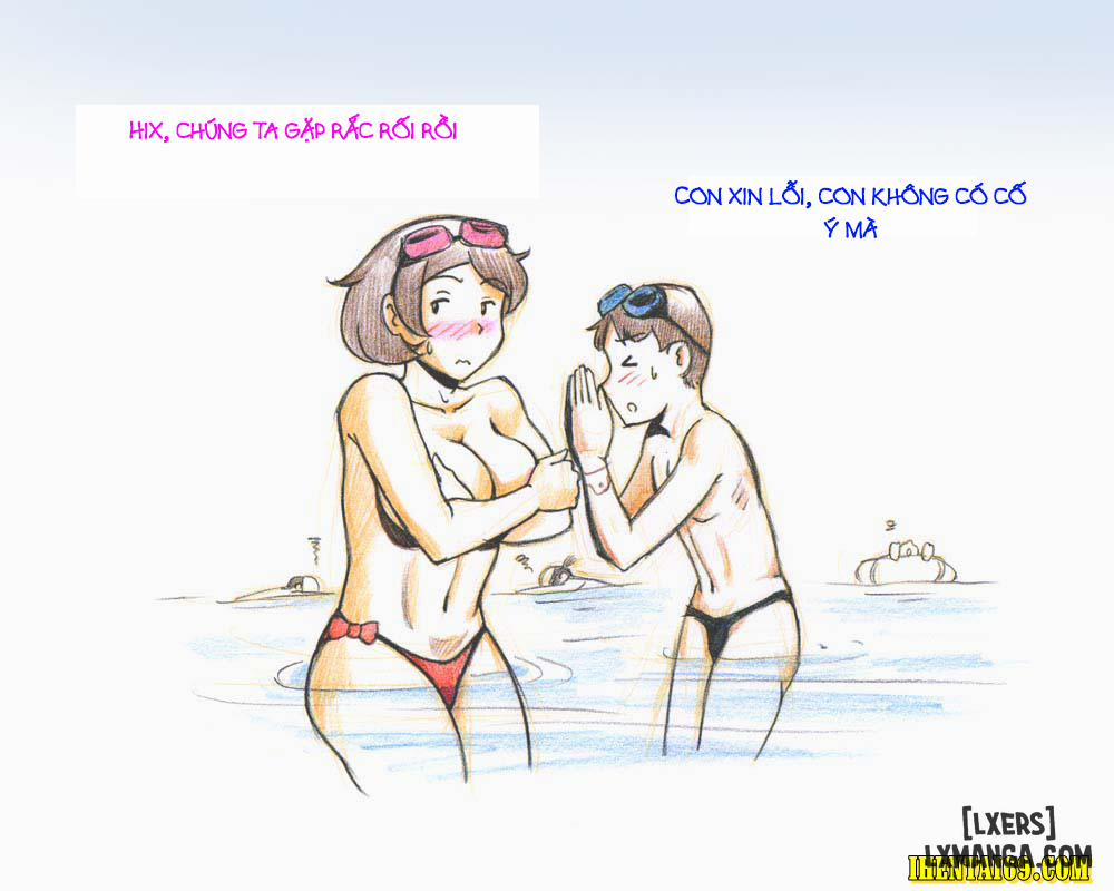 Mama Shotaimu Manatsu No Puru Hen Oneshot trang 9