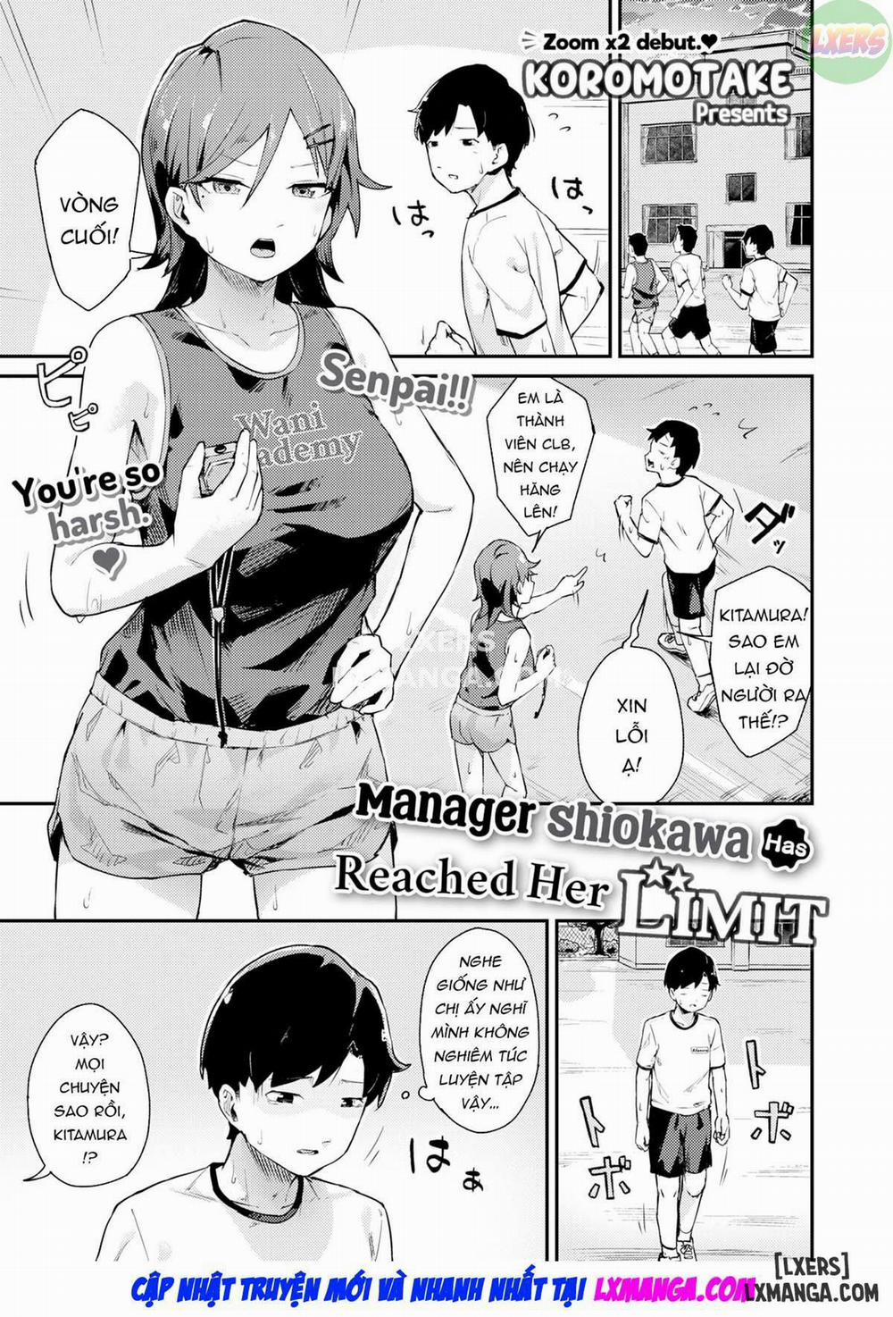 Manager Shiokawa Has Reached Her Limit Oneshot trang 3