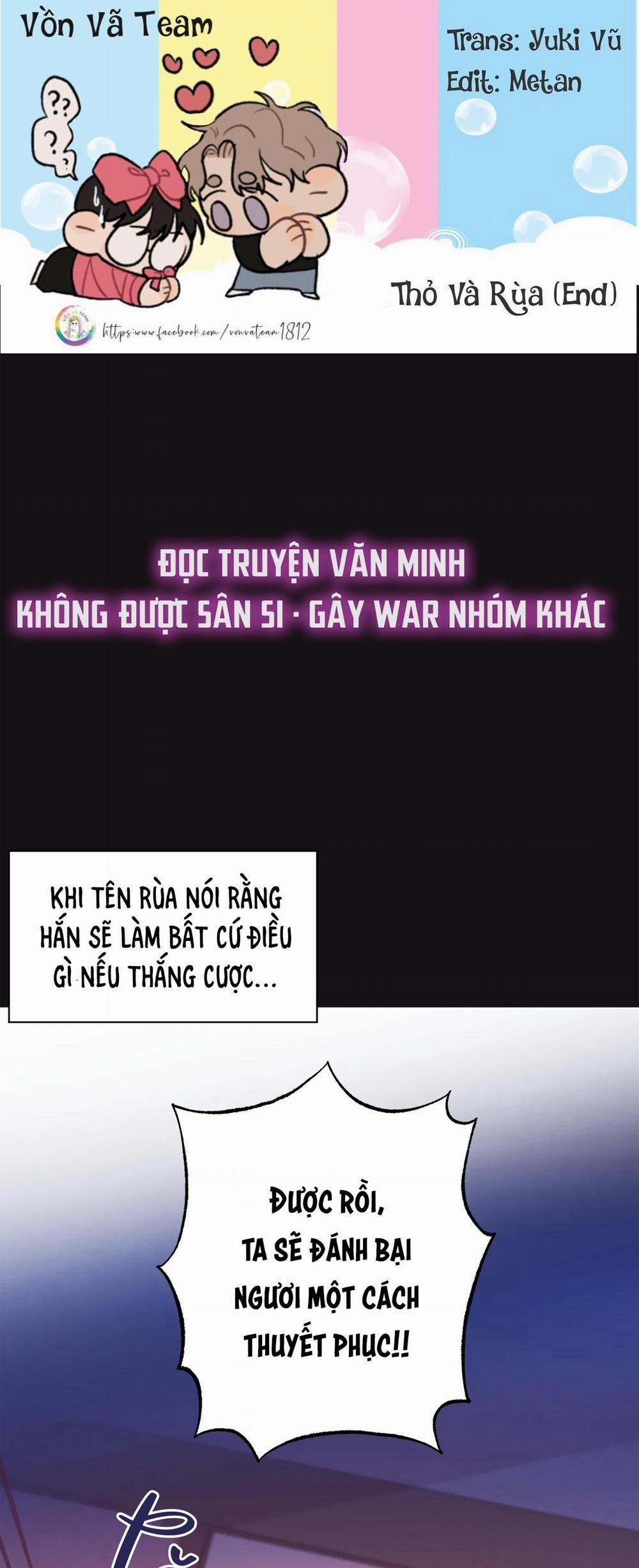 Manhwa Chịch Vồn Chịch Vã 8 Thỏ Và Rùa END trang 0