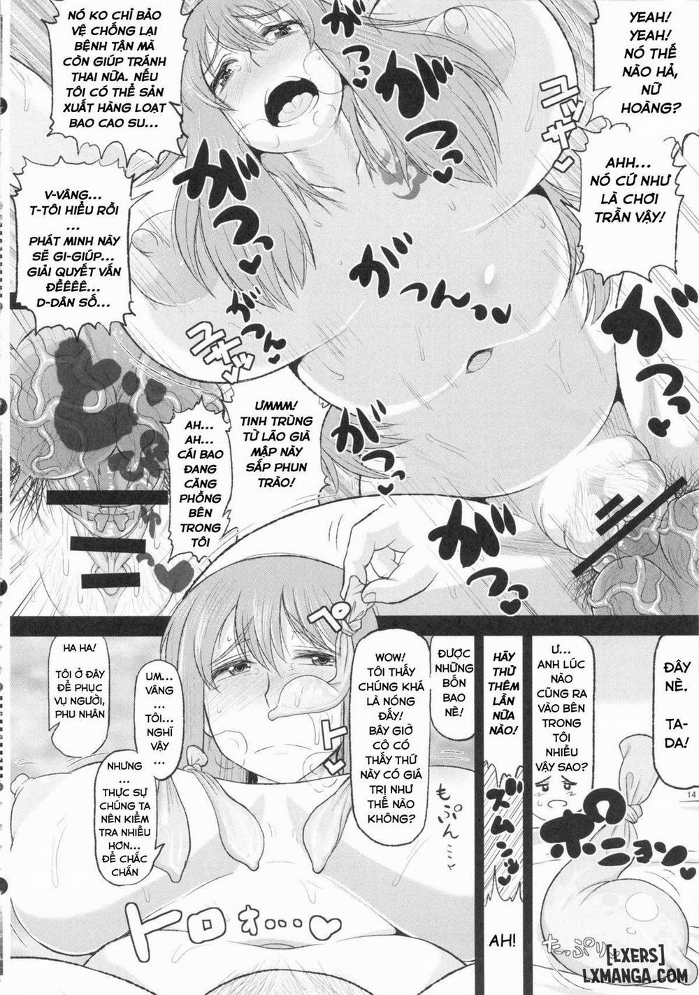 Maou-sama no Tawawa na Daniku Body ni Kimo Debu Otoko ga Noshikakari Koshifuri Daigassen Oneshot trang 13