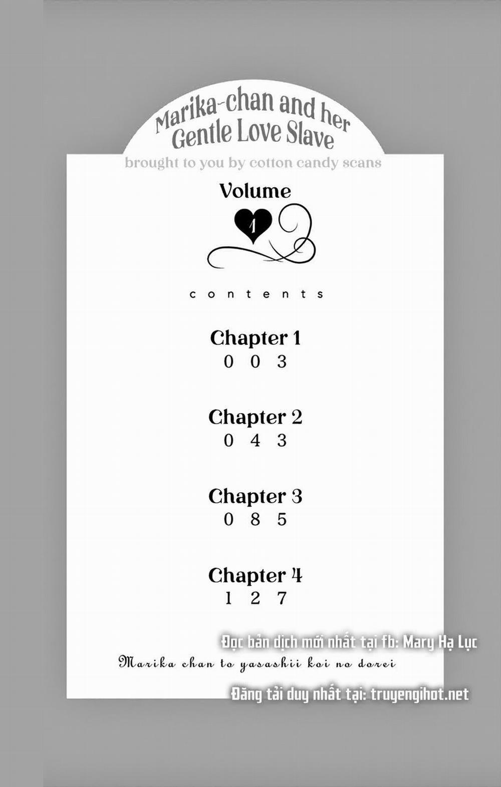 Marika-Chan Và Anh Chàng Nô Lệ Tình Yêu Dịu Dàng 1.1 trang 3