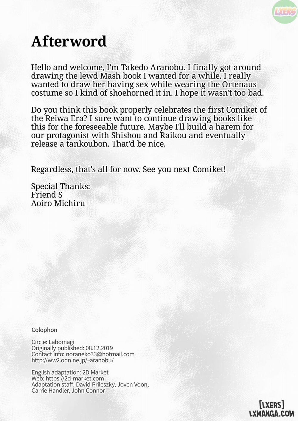 Mash, The Lewd Servant Oneshot trang 29