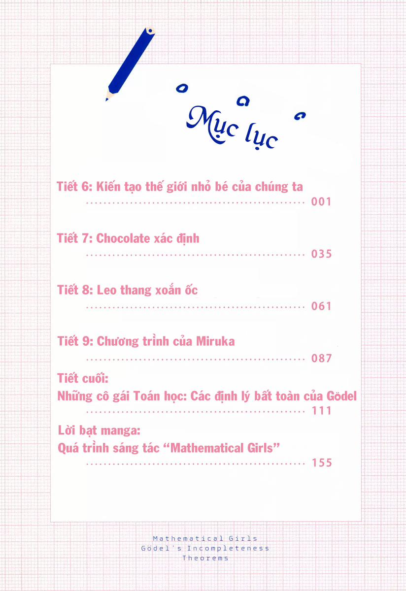 Mathematical Girls: Các Định Lý Bất Toàn Của Gödel 0 0 Kiến tạo thế giới nhỏ bé của chúng ta trang 4