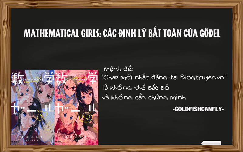 Mathematical Girls: Các Định Lý Bất Toàn Của Gödel 0 0 trình của Miruka trang 25