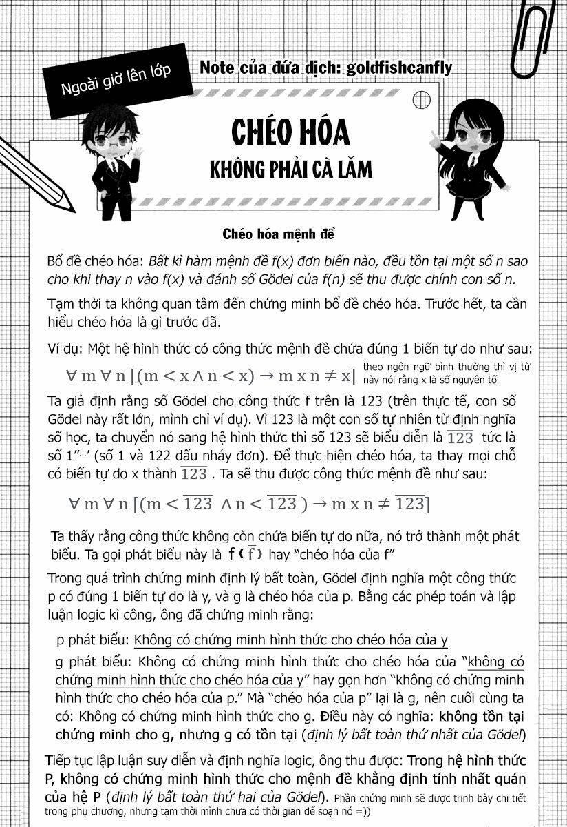 Mathematical Girls: Các Định Lý Bất Toàn Của Gödel 8 trang 30