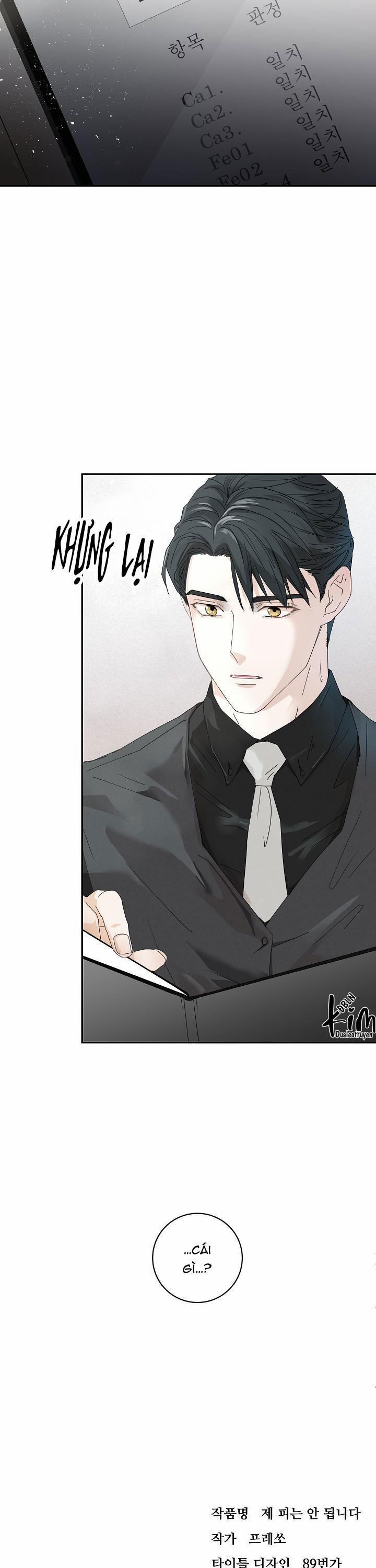 Máu Của Tôi Không Được Đâu 1 trang 24