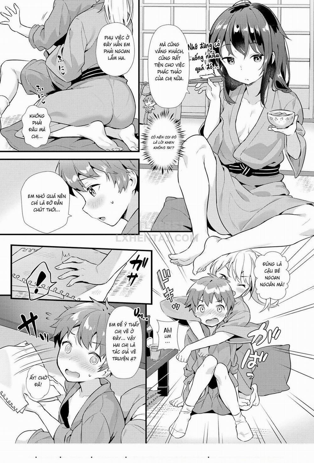 Mấy bà chị khách trọ suối nước nóng Oneshot trang 3