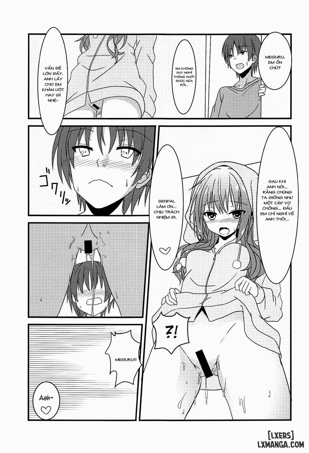 Meguru to Otomari no Renshuu Suru Hon Oneshot trang 15