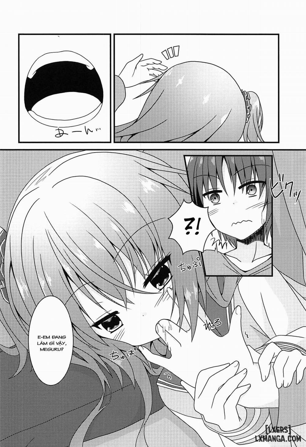 Meguru to Otomari no Renshuu Suru Hon Oneshot trang 4