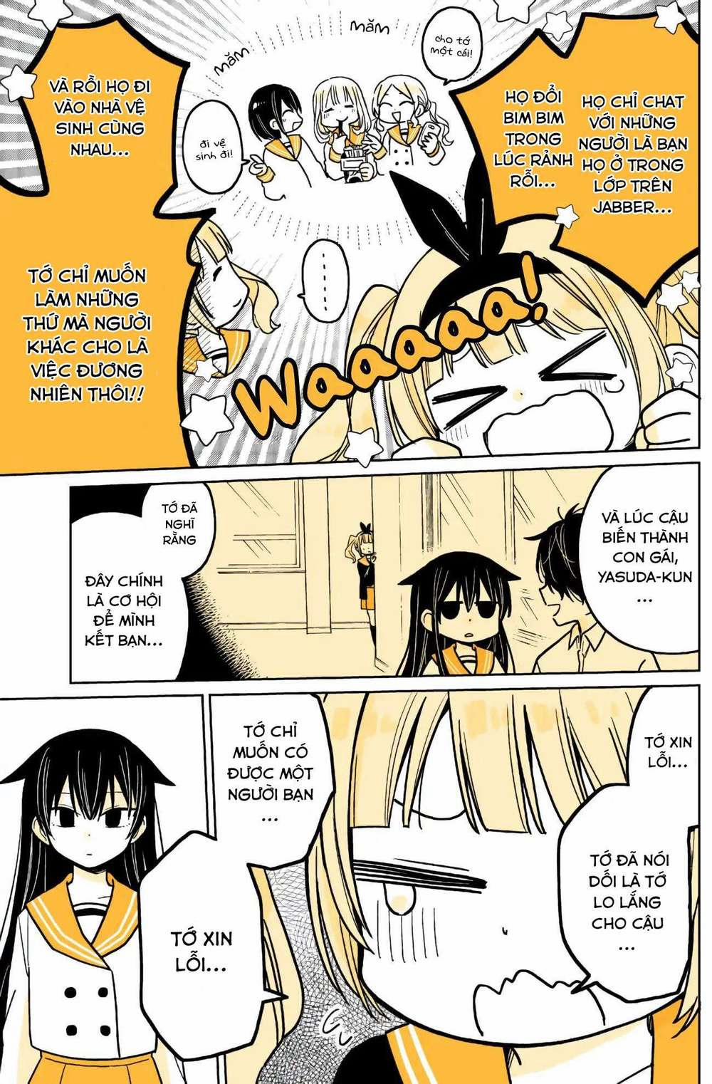 Mendokusagari Danshi Koukousei Ga Asa Okitara Onnanoko Ni Natteita Hanashi 13 trang 1