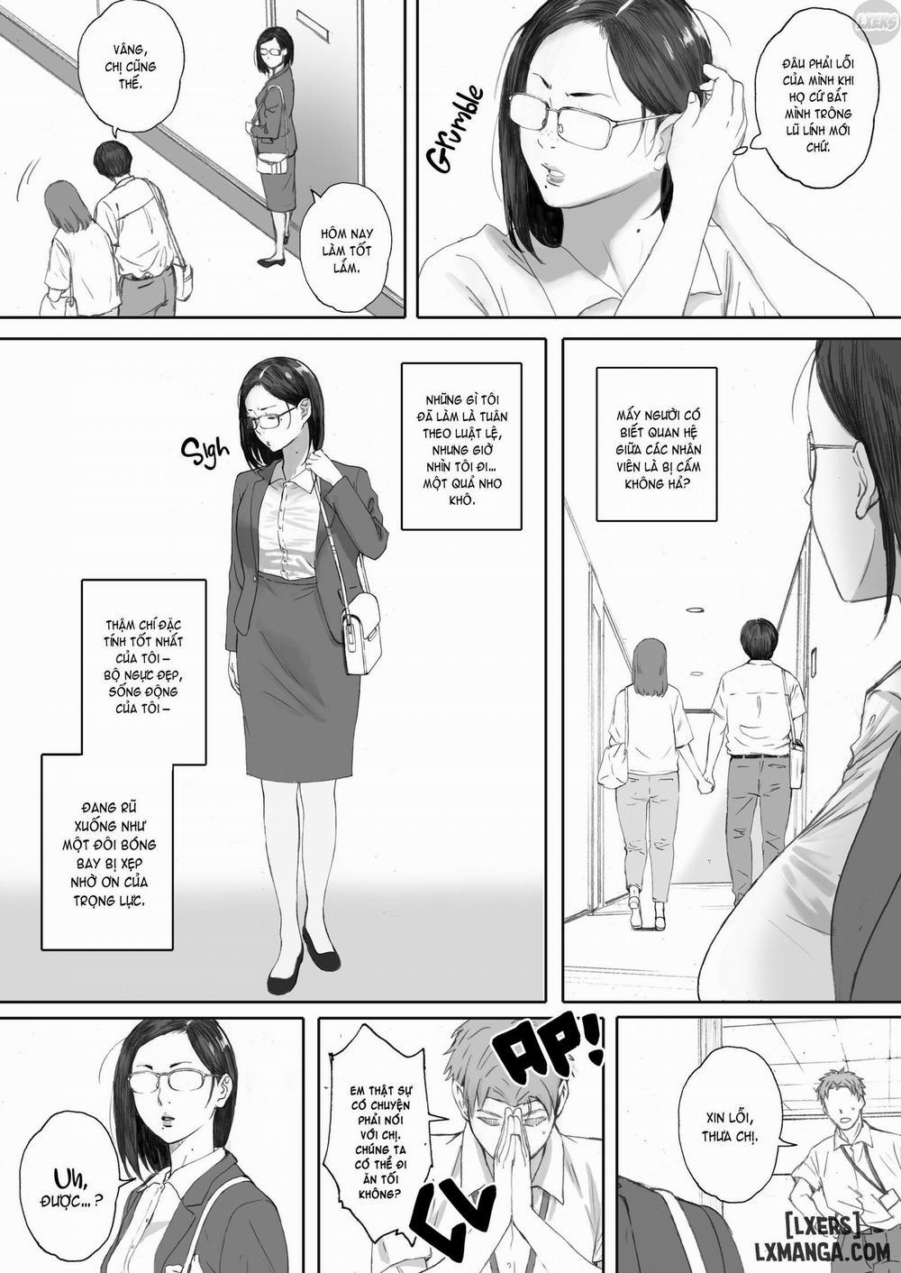 Middle-Aged Miss Hanada's Defloration Oneshot trang 4