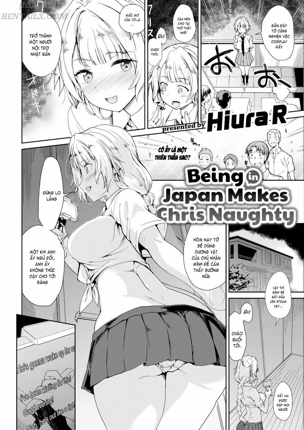 Mienai Tokoro de 0 Being in Japan Makes Chris Naughty trang 3