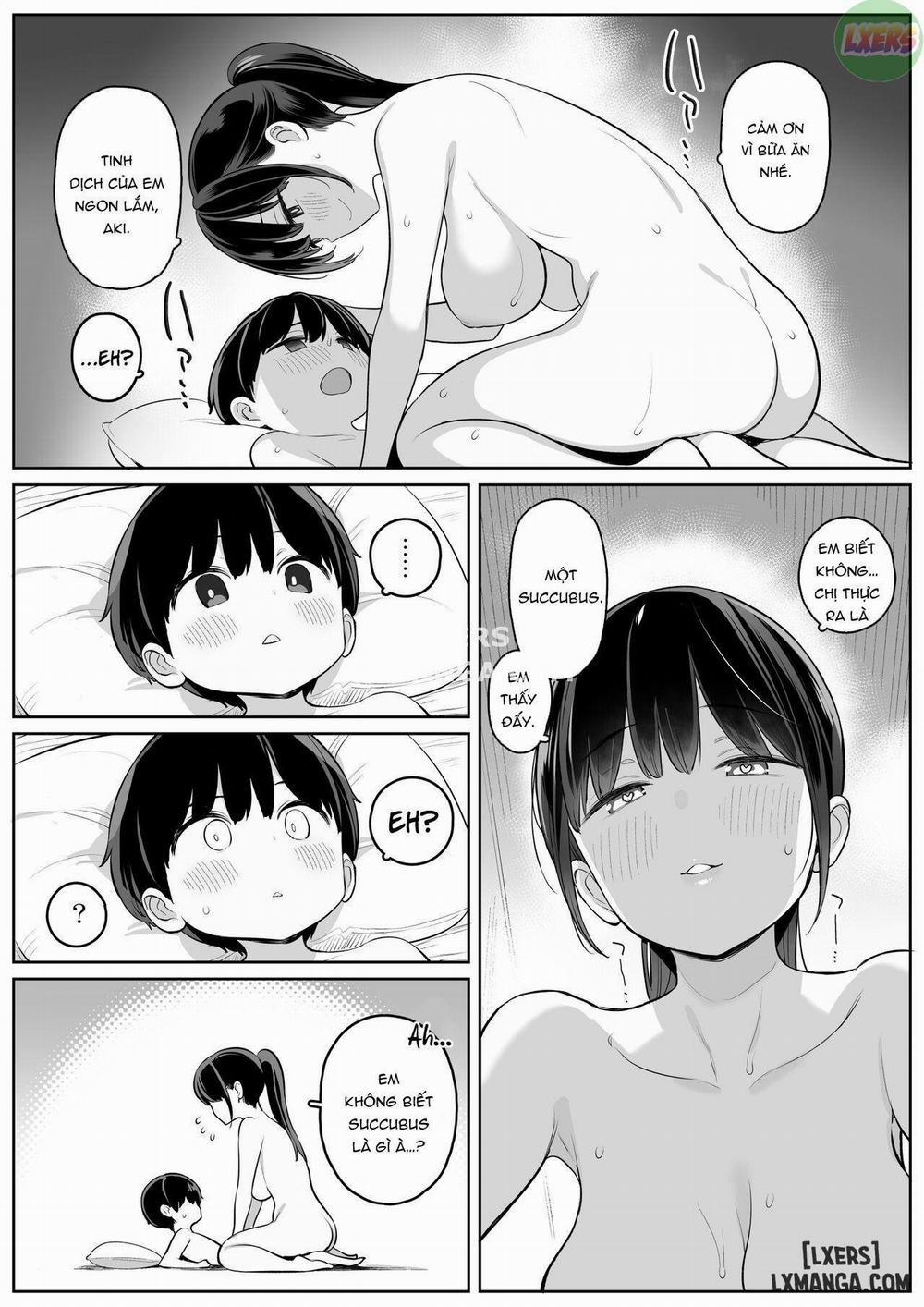 Mijika na Onee-san ga Succubus Oneshot trang 15