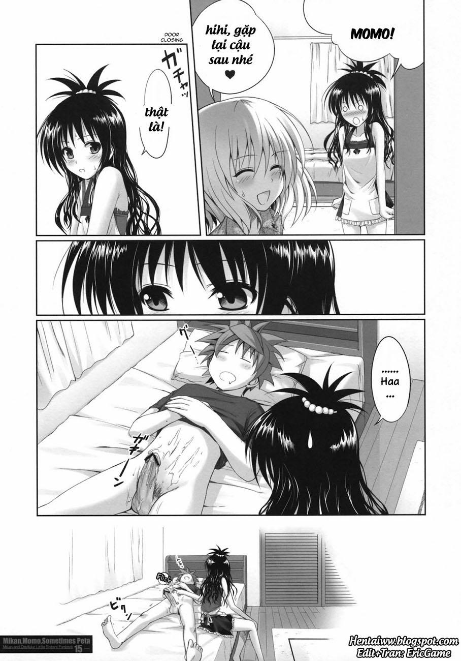 MIKAN,MOMO,SOMETIMES PETA (To Love-Ru Darkness) Oneshot trang 13