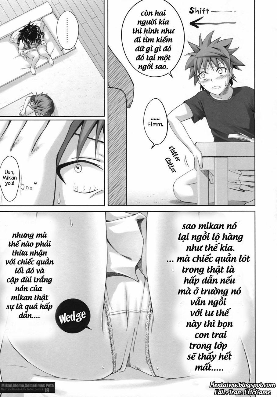 MIKAN,MOMO,SOMETIMES PETA (To Love-Ru Darkness) Oneshot trang 17