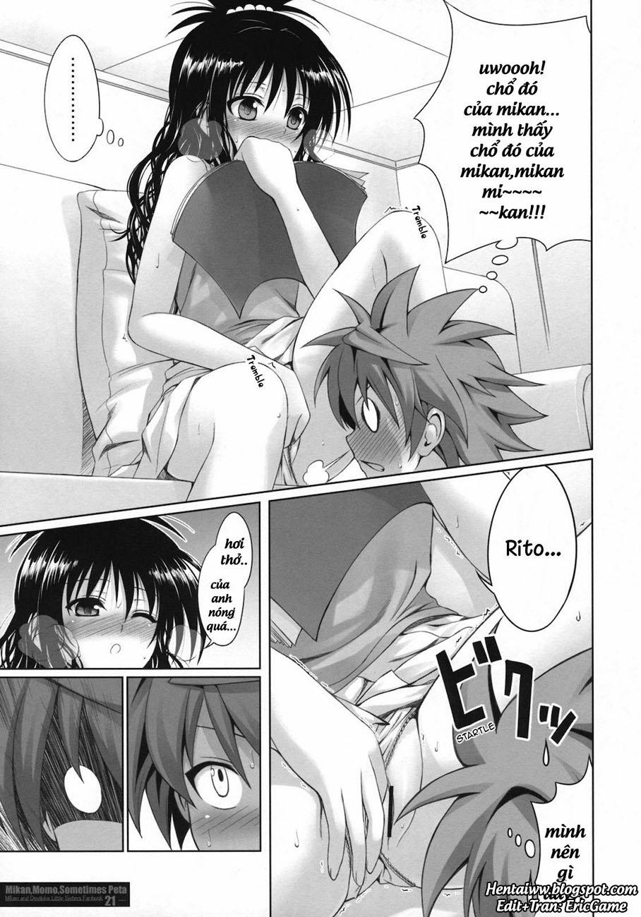 MIKAN,MOMO,SOMETIMES PETA (To Love-Ru Darkness) Oneshot trang 19