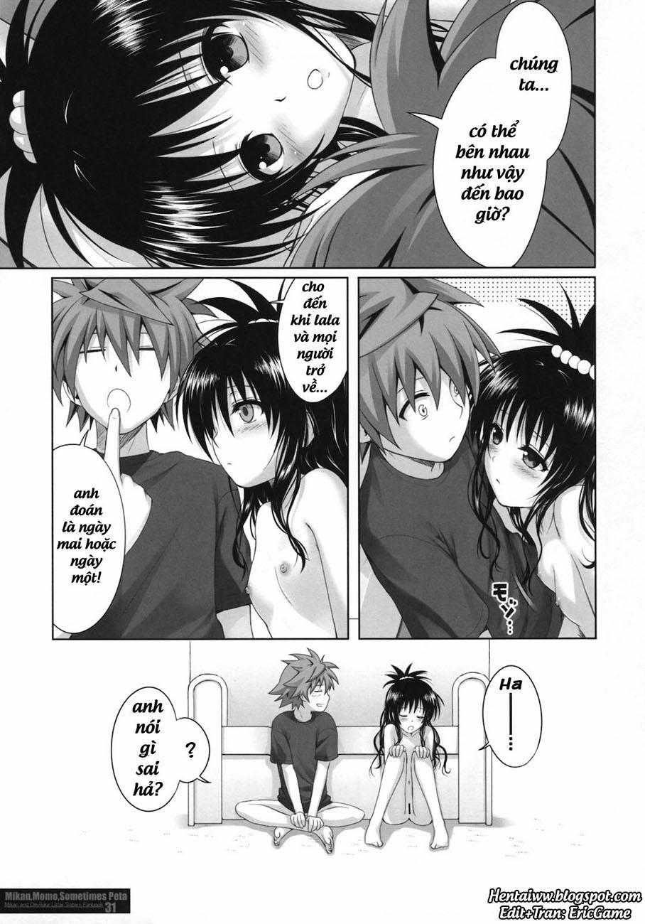 MIKAN,MOMO,SOMETIMES PETA (To Love-Ru Darkness) Oneshot trang 29