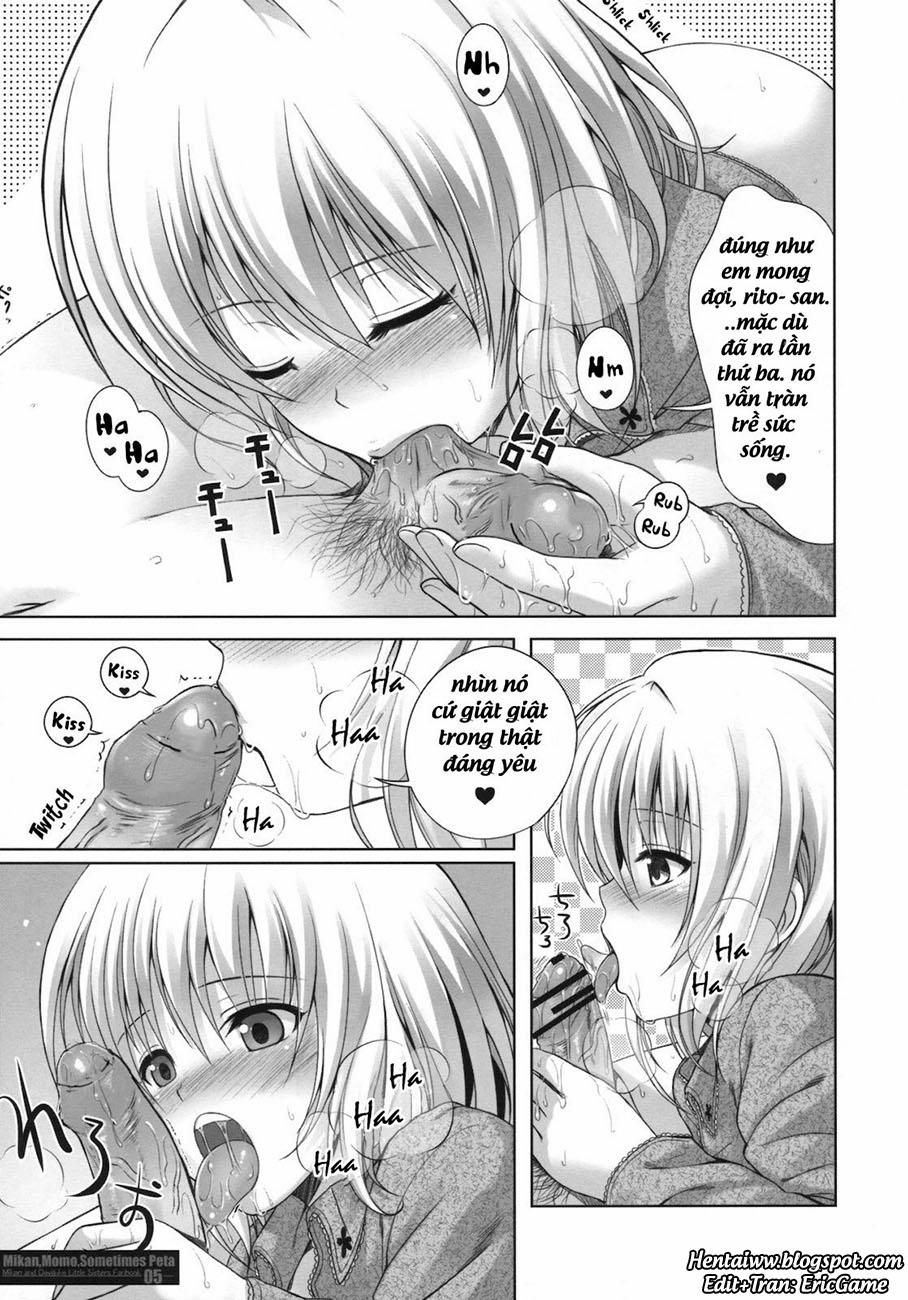 MIKAN,MOMO,SOMETIMES PETA (To Love-Ru Darkness) Oneshot trang 3