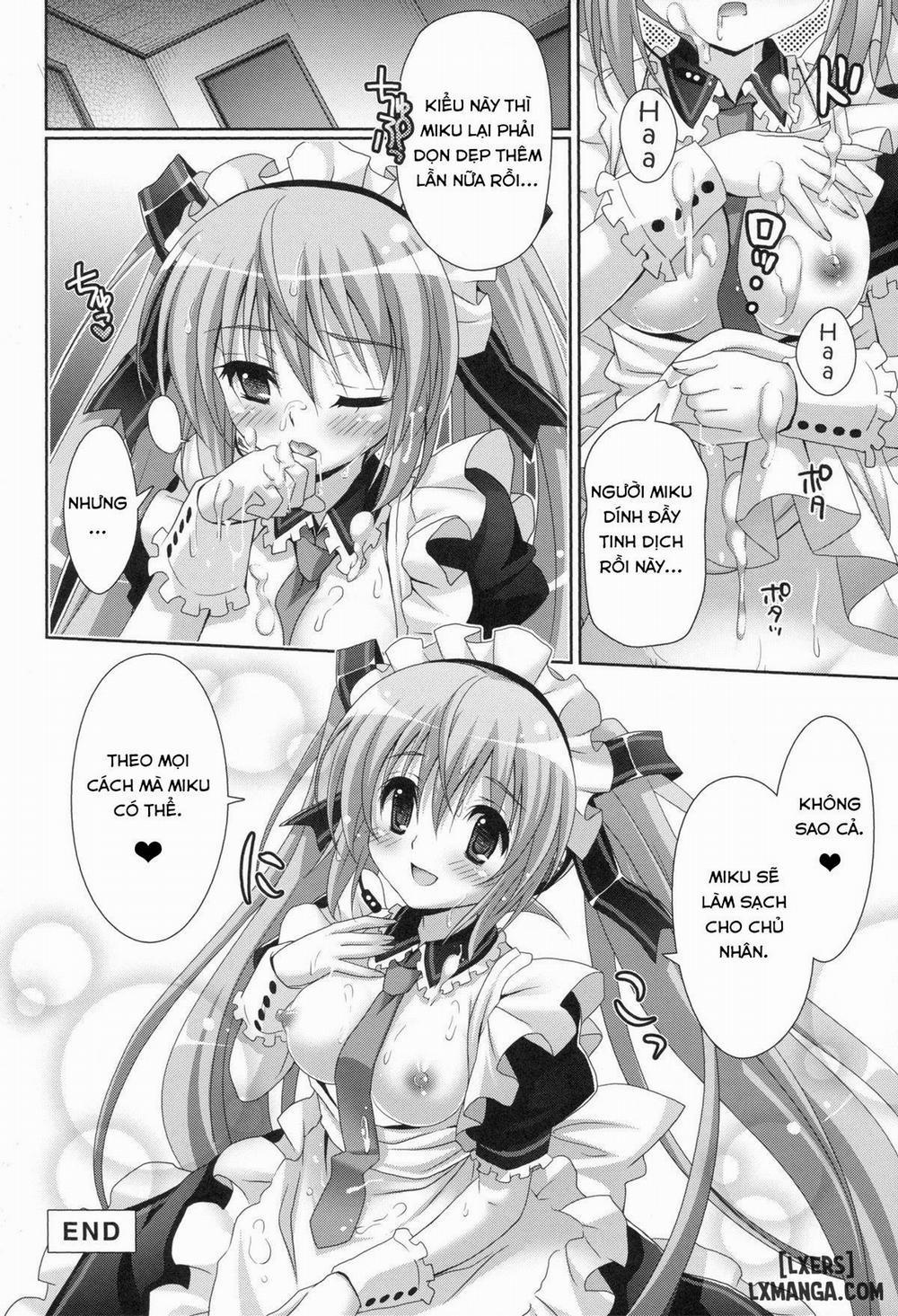 Miku-san ga Maid Fuku o Kite Iroiro Kirei ni Shitekureru Ohanashi Oneshot trang 21
