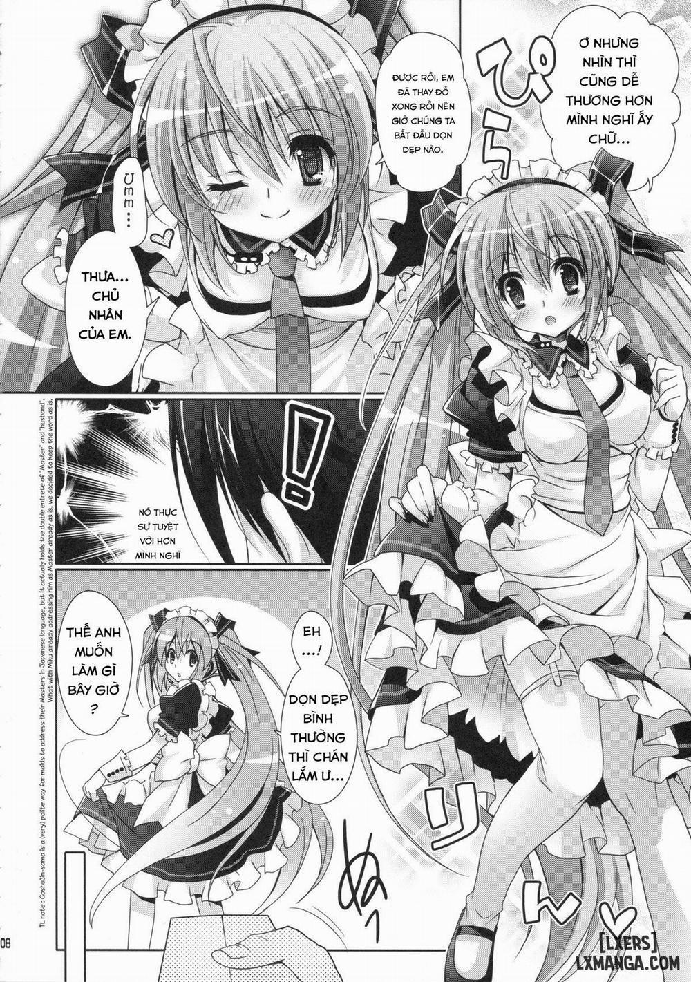 Miku-san ga Maid Fuku o Kite Iroiro Kirei ni Shitekureru Ohanashi Oneshot trang 5