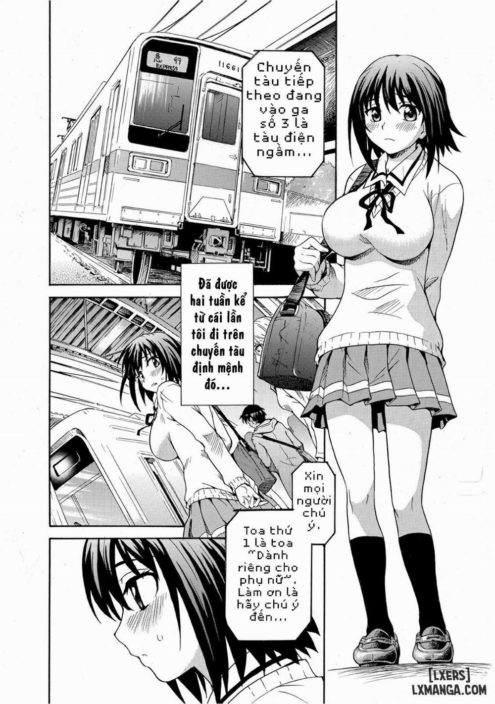 Mirarete Icchau Yuri Densha Oneshot trang 4