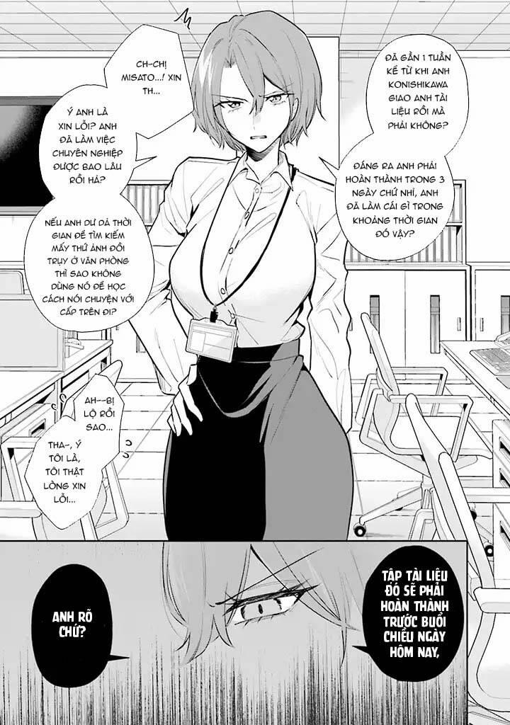 Misato Có Hơi Lạnh Lùng Với Người Sếp Của Cô Ấy 1 trang 2