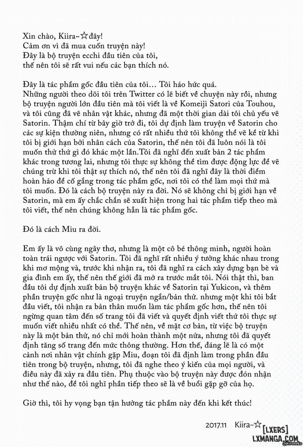 Miu-chan to Veranda XX Oneshot trang 3