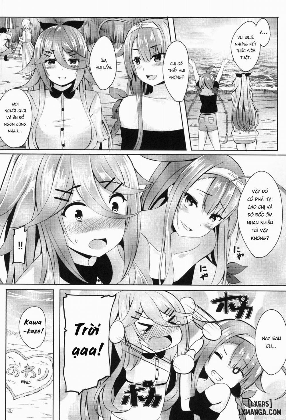 Mizugi de Ganbarimasu Oneshot trang 17