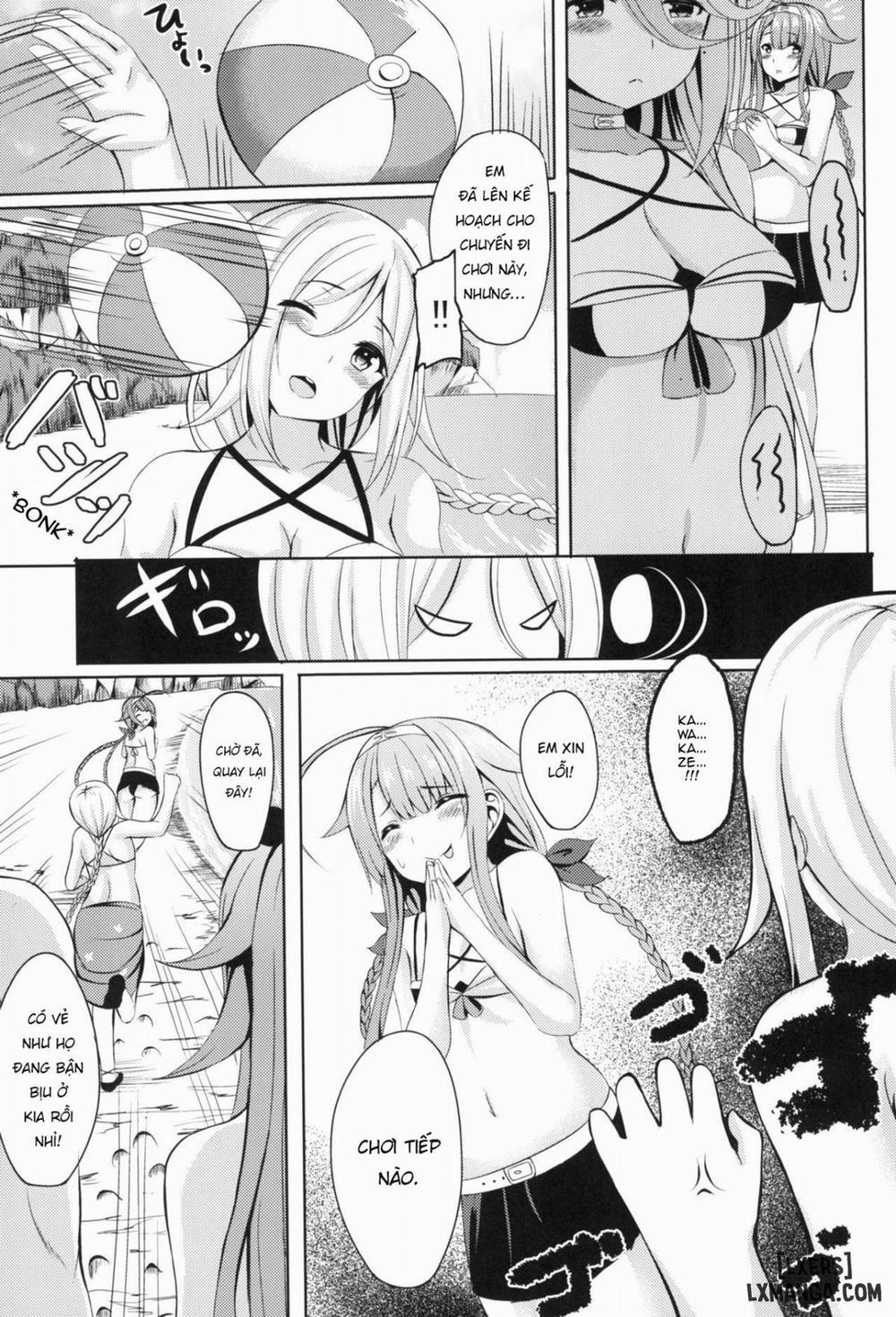Mizugi de Ganbarimasu Oneshot trang 4